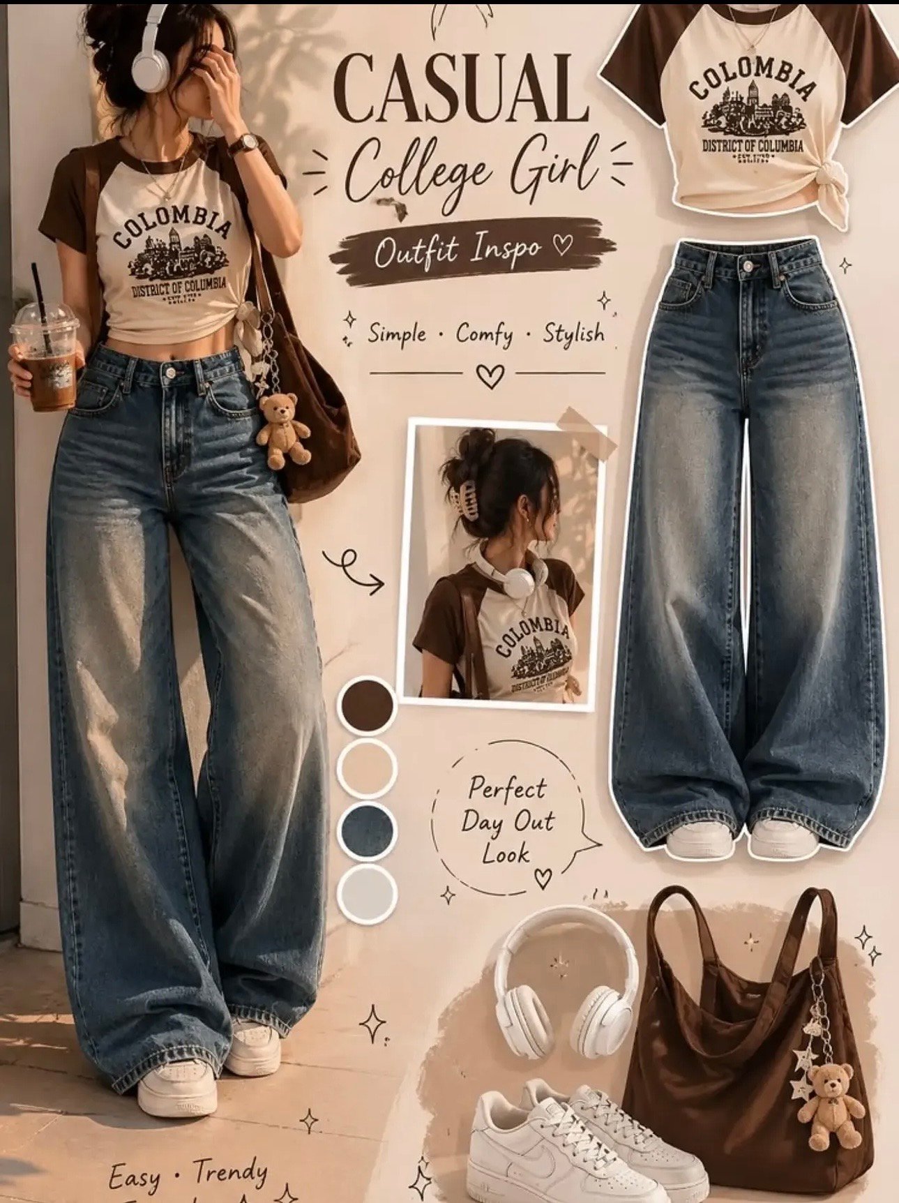 College casual look